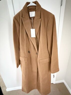 Target Camel Double-Breasted Trench Coat